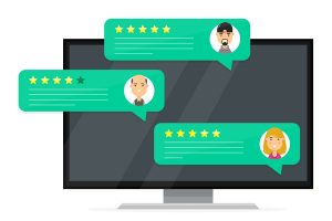 Customer feedback online reviews